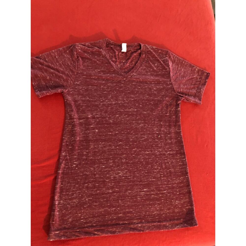 Canvas men’s red short sleeve casual t-shirt Size Small